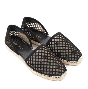 💛 JIMMY CHOO Dreya Lace And Stars Espadrilles EUC